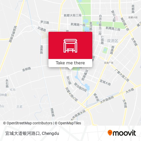 宜城大道银河路口 map