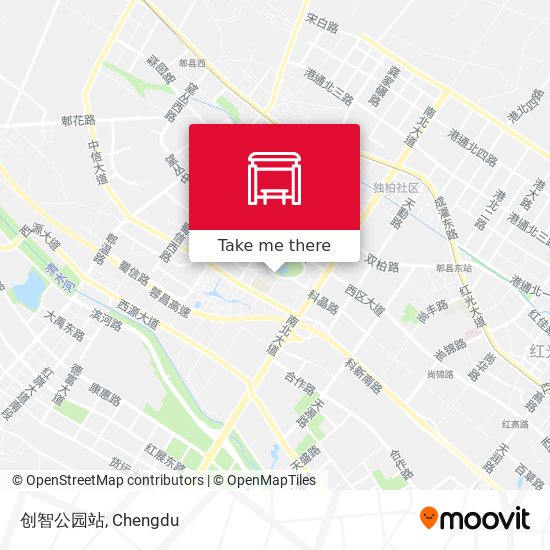 创智公园站 map