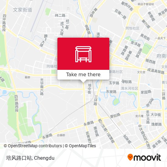 培风路口站 map