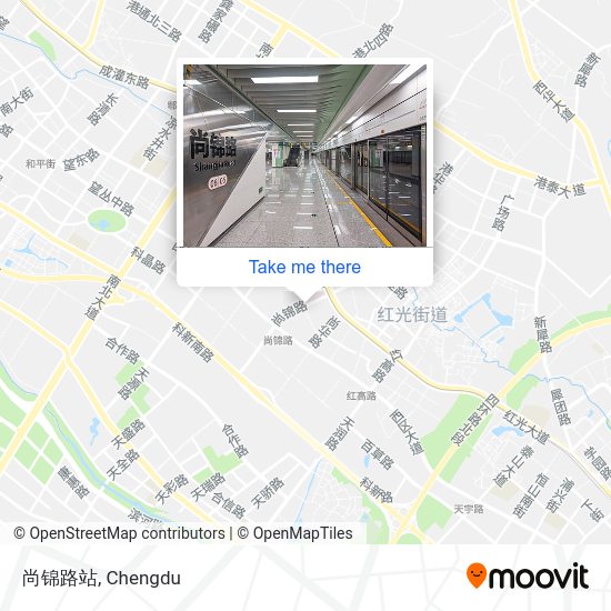 尚锦路站 map