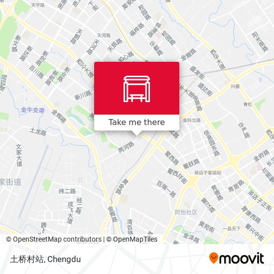 土桥村站 map