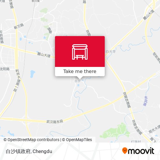 白沙镇政府 map