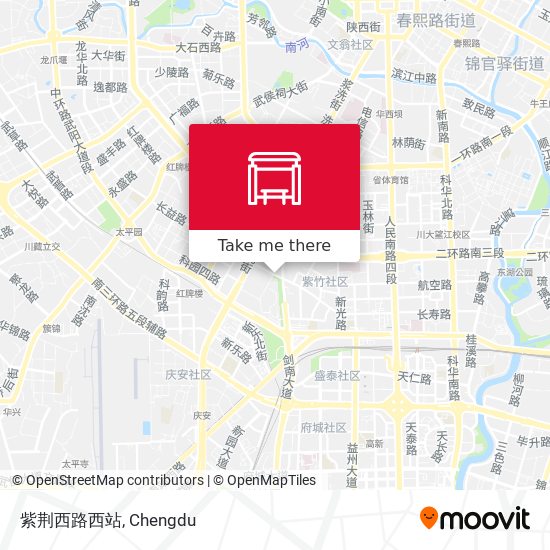 紫荆西路西站 map
