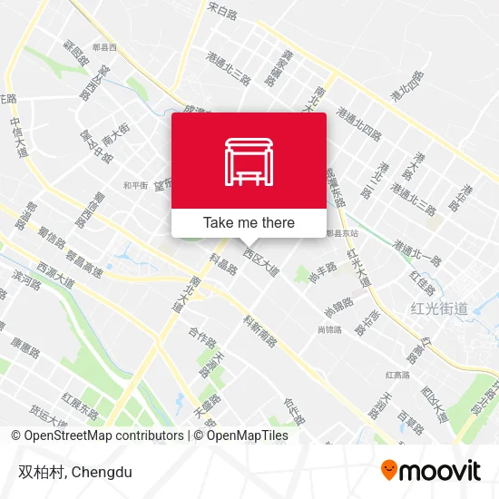 双柏村 map