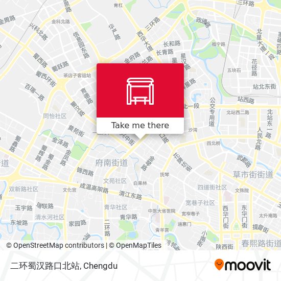 二环蜀汉路口北站 map