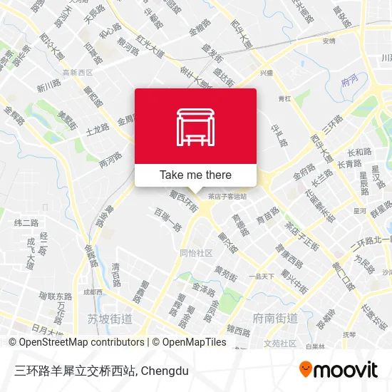 三环路羊犀立交桥西站 map