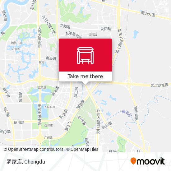 罗家店 map