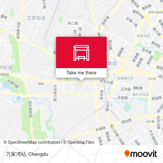 万家湾站 map
