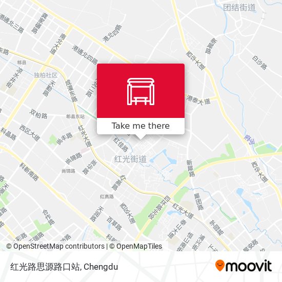 红光路思源路口站 map