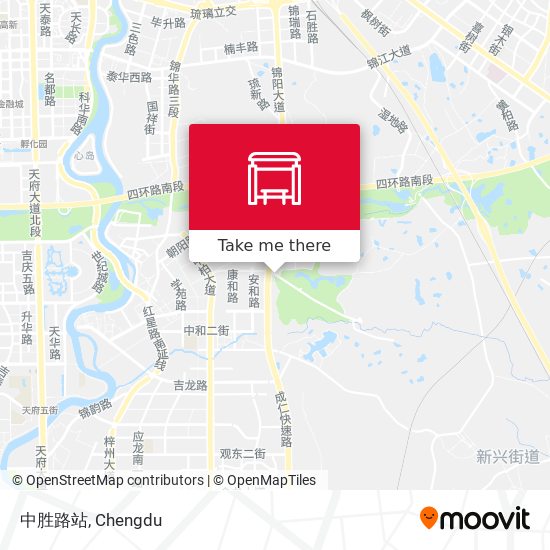 中胜路站 map