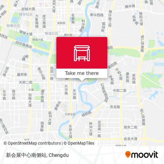 新会展中心南侧站 map