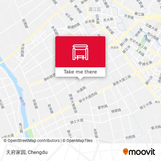 天府家园 map