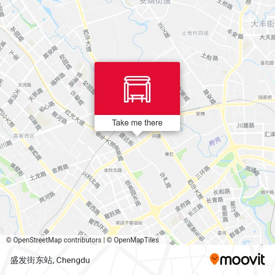 盛发街东站 map