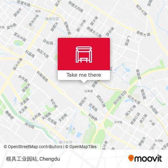 模具工业园站 map