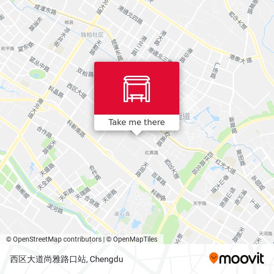 西区大道尚雅路口站 map