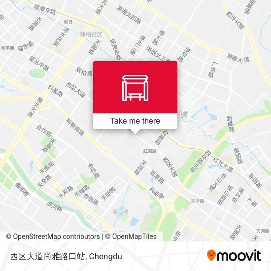 西区大道尚雅路口站 map