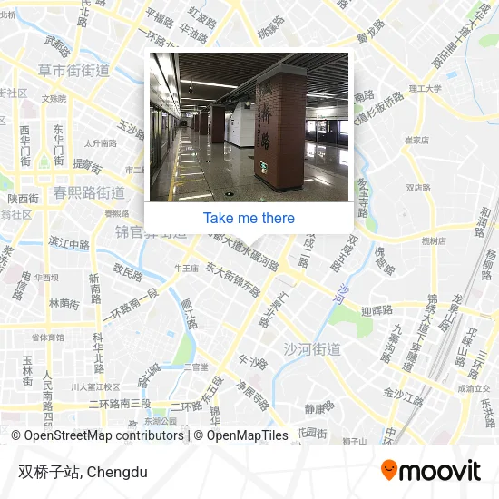 双桥子站 map
