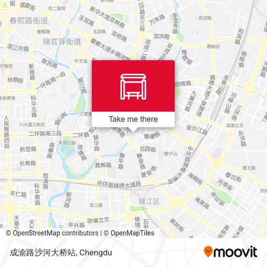 成渝路沙河大桥站 map