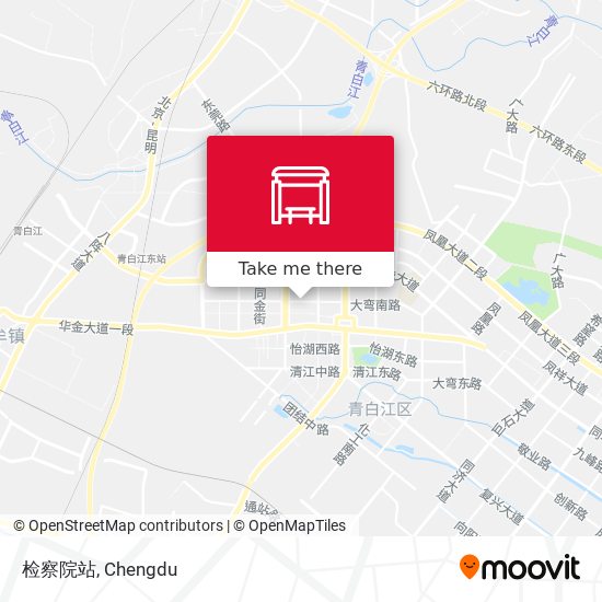 检察院站 map