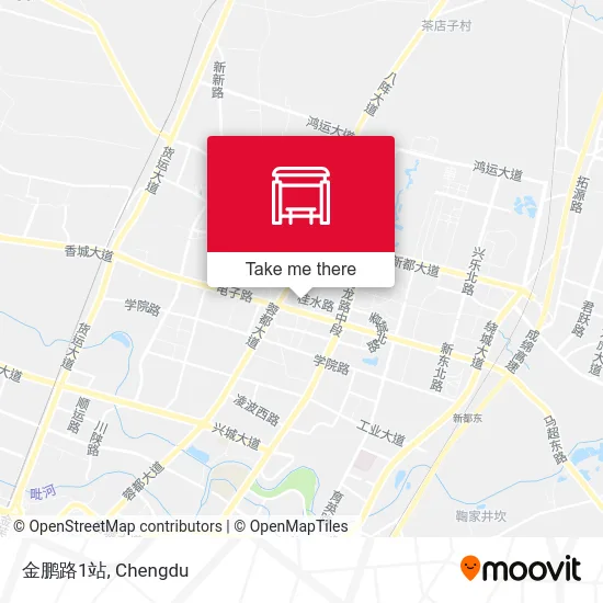 金鹏路1站 map
