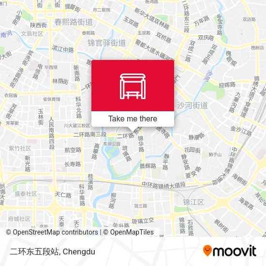 二环东五段站 map