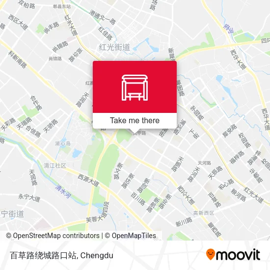 百草路绕城路口站 map