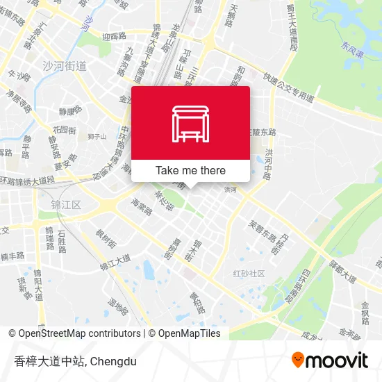 香樟大道中站 map