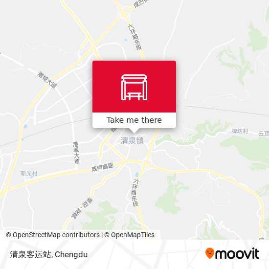 清泉客运站 map