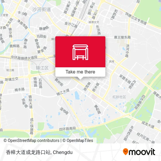 香樟大道成龙路口站 map