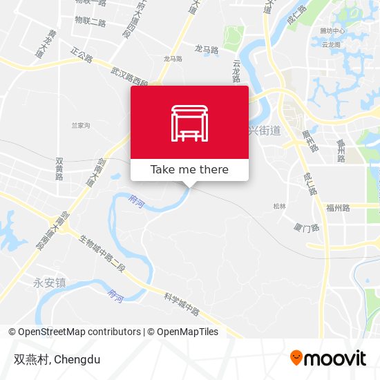 双燕村 map