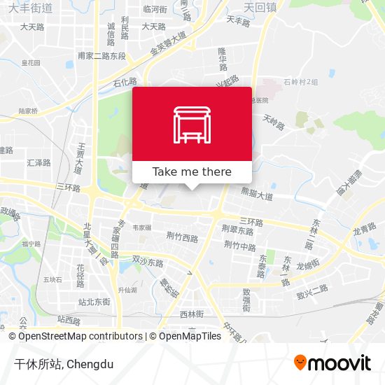干休所站 map