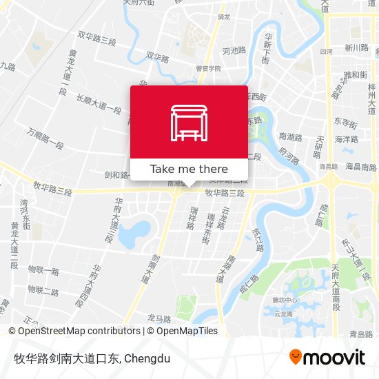 牧华路剑南大道口东 map