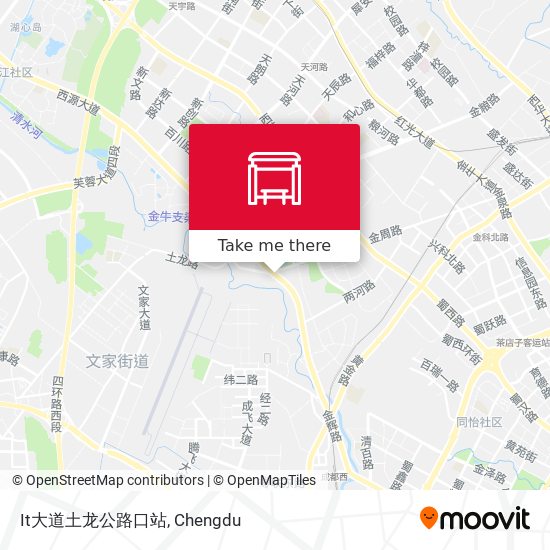 It大道土龙公路口站 map