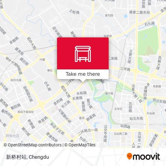 新桥村站 map