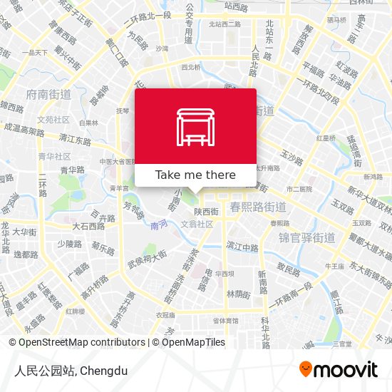 人民公园站 map