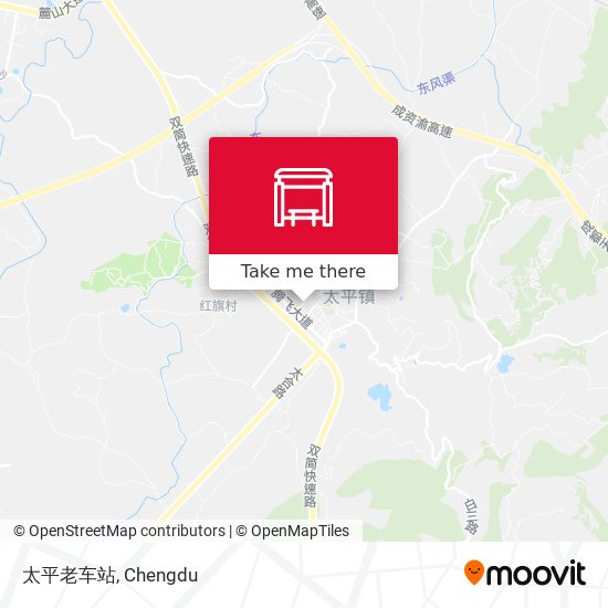 太平老车站 map