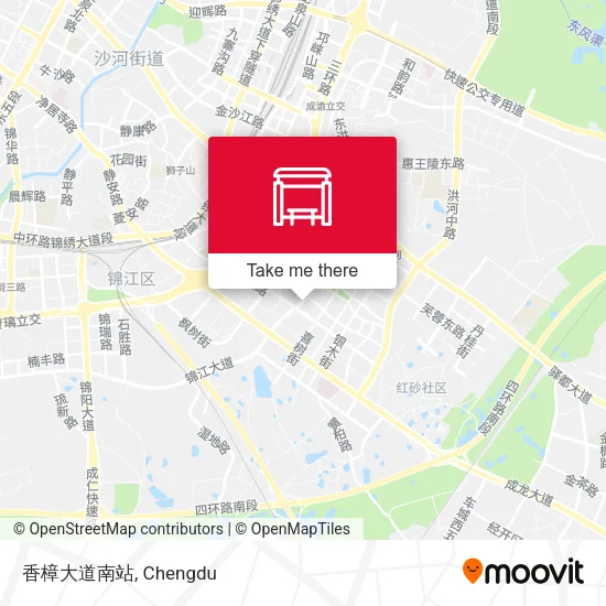 香樟大道南站 map