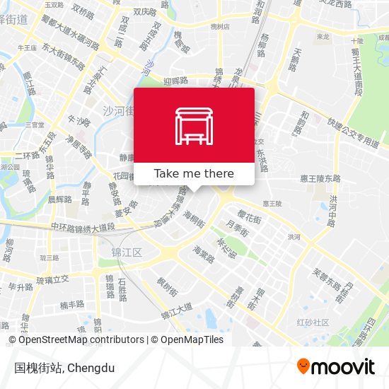 国槐街站 map