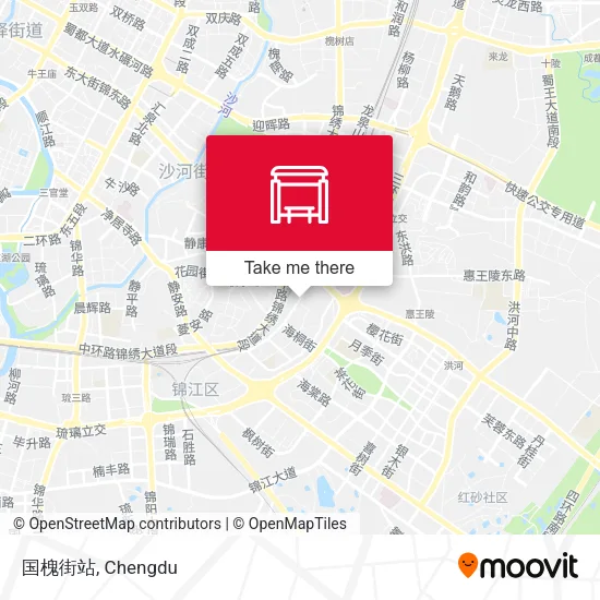 国槐街站 map