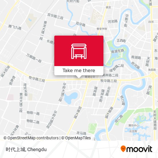 时代上城 map