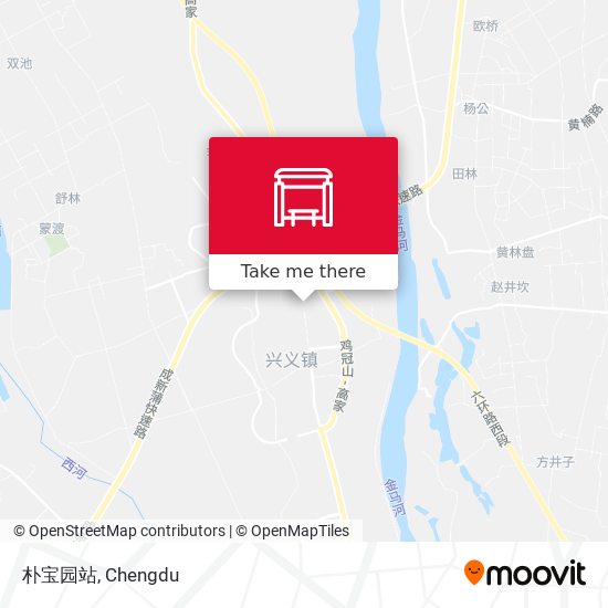 朴宝园站 map