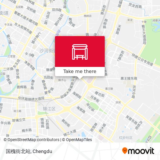 国槐街北站 map