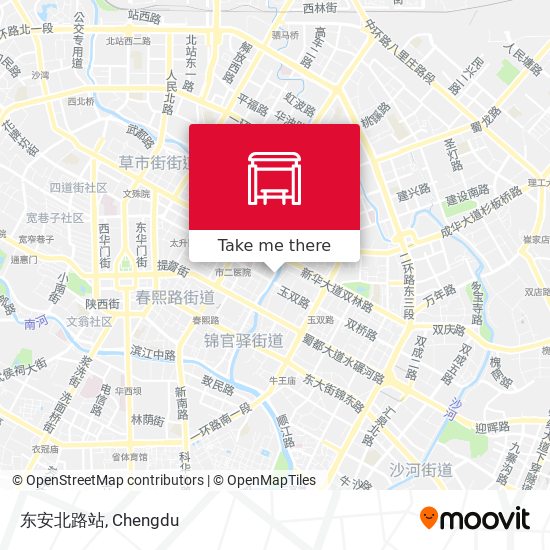 东安北路站 map
