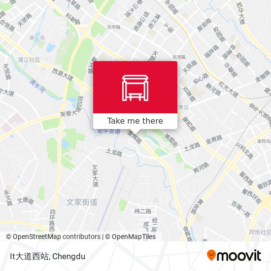 It大道西站 map