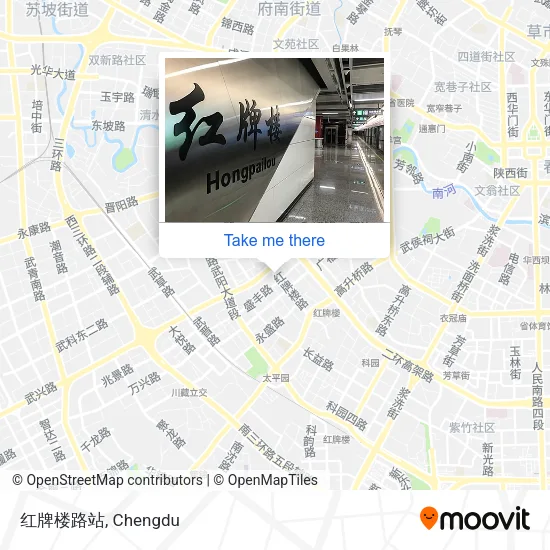 红牌楼路站 map