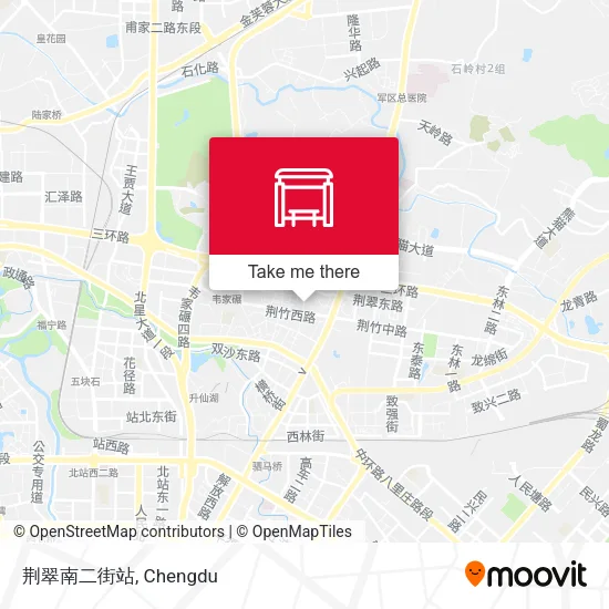 荆翠南二街站 map
