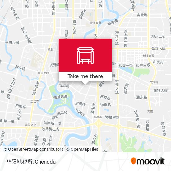 华阳地税所 map