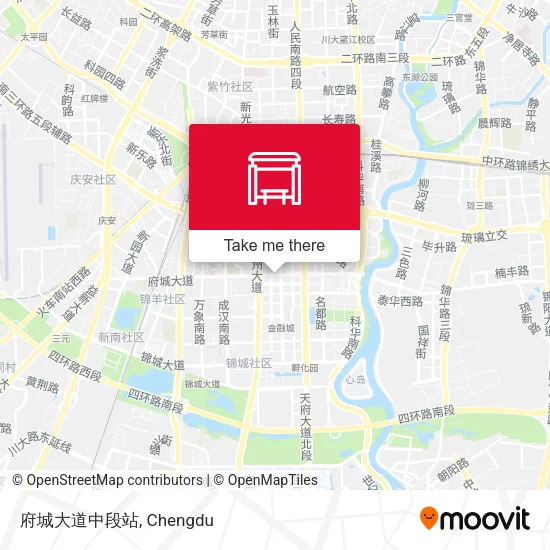 府城大道中段站 map