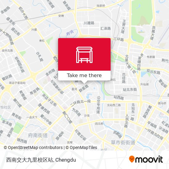 西南交大九里校区站 map