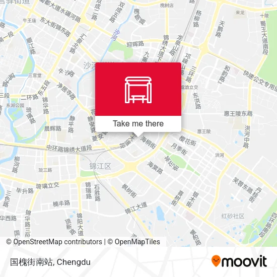 国槐街南站 map